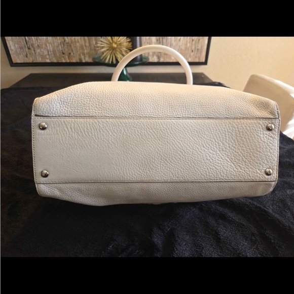 MICHAEL KORS HAMILTON LARGE HERITAGE WHITE - Picture 4 of 8